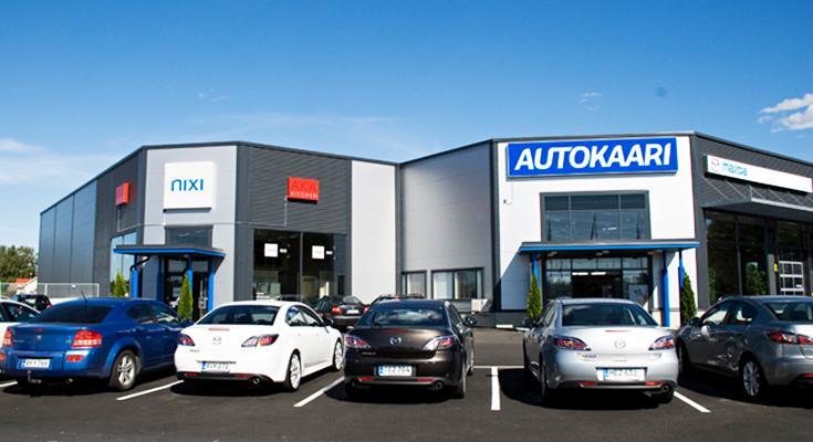 Autokaari, Seinäjoki Liikerakennus, autokaari, Seinäjoki